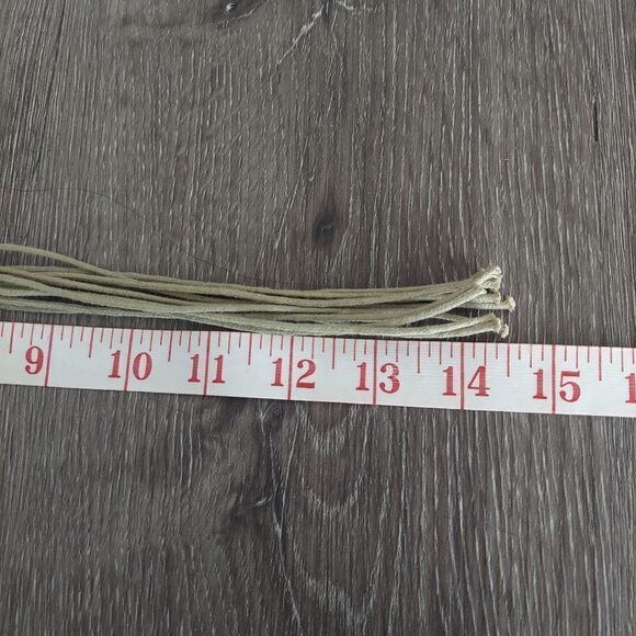 Woven Tan Beaded Tie Belt - Picture 5 of 6